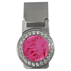 Pink Circuit Pattern Money Clips (cz)  by BangZart