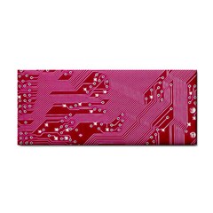 Pink Circuit Pattern Cosmetic Storage Cases by BangZart