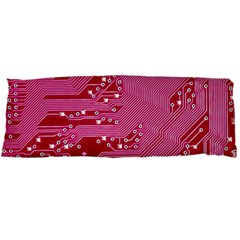 Pink Circuit Pattern Body Pillow Case Dakimakura (two Sides)