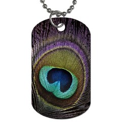 Peacock Feather Dog Tag (one Side) by BangZart