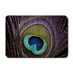 Peacock Feather Small Doormat  24 x16  Door Mat