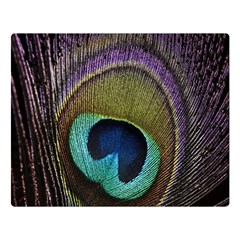 Peacock Feather Double Sided Flano Blanket (large)  by BangZart