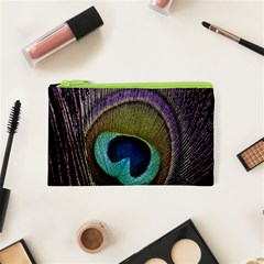 Peacock Feather Cosmetic Bag (xs) by BangZart