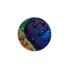 Peacock Feather Retina Mac Golf Ball Marker by BangZart