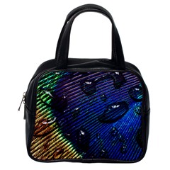 Peacock Feather Retina Mac Classic Handbags (one Side) by BangZart