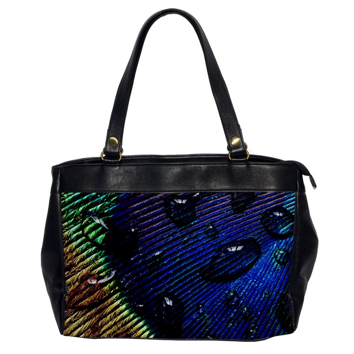 Peacock Feather Retina Mac Office Handbags