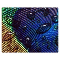 Peacock Feather Retina Mac Double Sided Flano Blanket (medium)  by BangZart