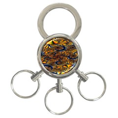 Pattern Bright 3-ring Key Chains by BangZart