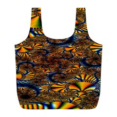 Pattern Bright Full Print Recycle Bags (l)  by BangZart