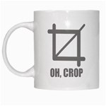 OH CROP White Coffee Mug Left