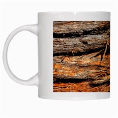 Natural Wood Texture White Mugs by BangZart