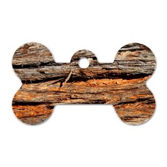 Natural Wood Texture Dog Tag Bone (two Sides) by BangZart