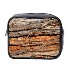 Natural Wood Texture Mini Toiletries Bag 2-side by BangZart