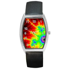 Misc Fractals Barrel Style Metal Watch by BangZart