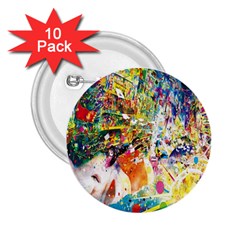 Multicolor Anime Colors Colorful 2 25  Buttons (10 Pack)  by BangZart