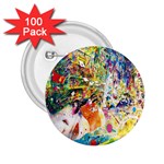 Multicolor Anime Colors Colorful 2.25  Buttons (100 pack)  Front