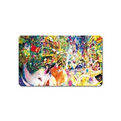 Multicolor Anime Colors Colorful Magnet (name Card) by BangZart