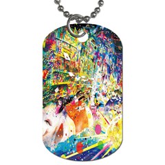 Multicolor Anime Colors Colorful Dog Tag (two Sides) by BangZart