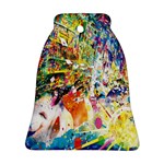 Multicolor Anime Colors Colorful Bell Ornament (Two Sides) Back