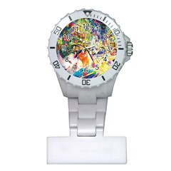 Multicolor Anime Colors Colorful Plastic Nurses Watch by BangZart