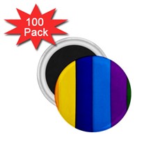 Paper Rainbow Colorful Colors 1 75  Magnets (100 Pack) 