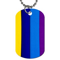 Paper Rainbow Colorful Colors Dog Tag (one Side) by paulaoliveiradesign