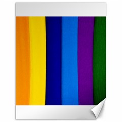 Paper Rainbow Colorful Colors Canvas 12  X 16  