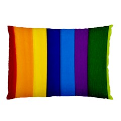 Paper Rainbow Colorful Colors Pillow Case (two Sides)