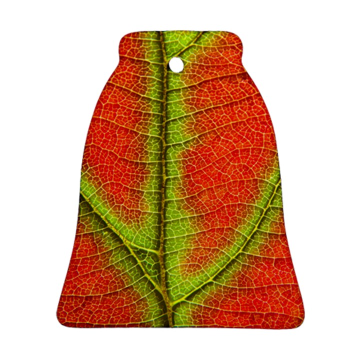 Nature Leaves Bell Ornament (Two Sides)