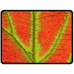 Nature Leaves Double Sided Fleece Blanket (large)  by BangZart