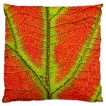 Nature Leaves Large Flano Cushion Case (One Side) Front