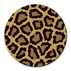 Leopard Round Mousepads by BangZart