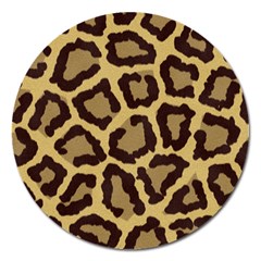 Leopard Magnet 5  (round) by BangZart