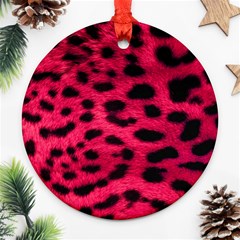 Leopard Skin Ornament (round) by BangZart