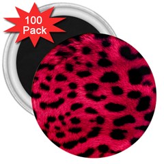 Leopard Skin 3  Magnets (100 Pack) by BangZart