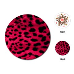 Leopard Skin Playing Cards (round)  by BangZart