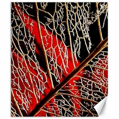 Leaf Pattern Canvas 20  X 24   by BangZart