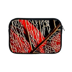 Leaf Pattern Apple Ipad Mini Zipper Cases by BangZart