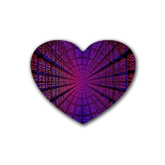 Matrix Rubber Coaster (heart)  by BangZart