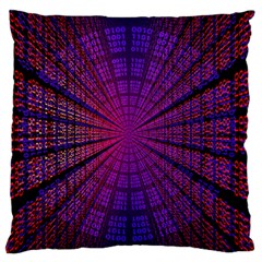 Matrix Large Flano Cushion Case (one Side) by BangZart