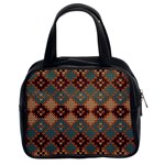 Knitted Pattern Classic Handbags (2 Sides) Front