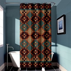 Knitted Pattern Shower Curtain 36  X 72  (stall)  by BangZart