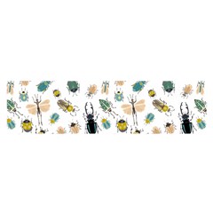 Insect Animal Pattern Satin Scarf (oblong) by BangZart