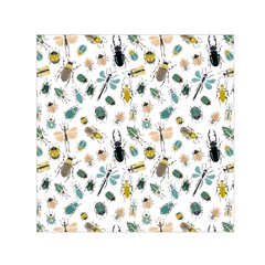 Insect Animal Pattern Small Satin Scarf (square) by BangZart