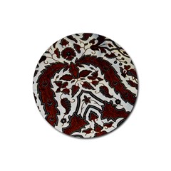 Javanese Batik Rubber Round Coaster (4 Pack)  by BangZart