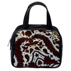 Javanese Batik Classic Handbags (one Side) by BangZart