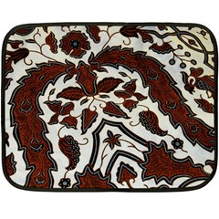 Javanese Batik Double Sided Fleece Blanket (mini)  by BangZart