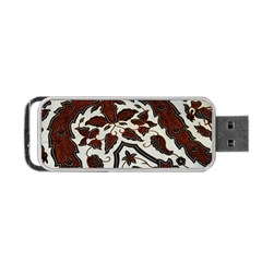 Javanese Batik Portable Usb Flash (one Side) by BangZart