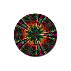 Kaleidoscope Patterns Colors Magnet 3  (round) by BangZart