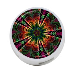 Kaleidoscope Patterns Colors 4-port Usb Hub (two Sides)  by BangZart